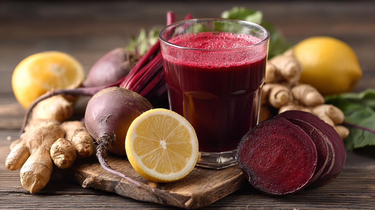 Jaké léčivé účinky má šťáva z červené řepy s citronem a zázvorem. Co v nápoji najdete a proč na tom záleží