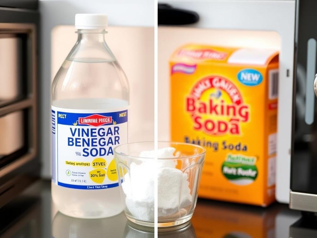 Ocet a soda bikarbona: jednoduchý trik, který vyčistí mikrovlnku za 5 minut