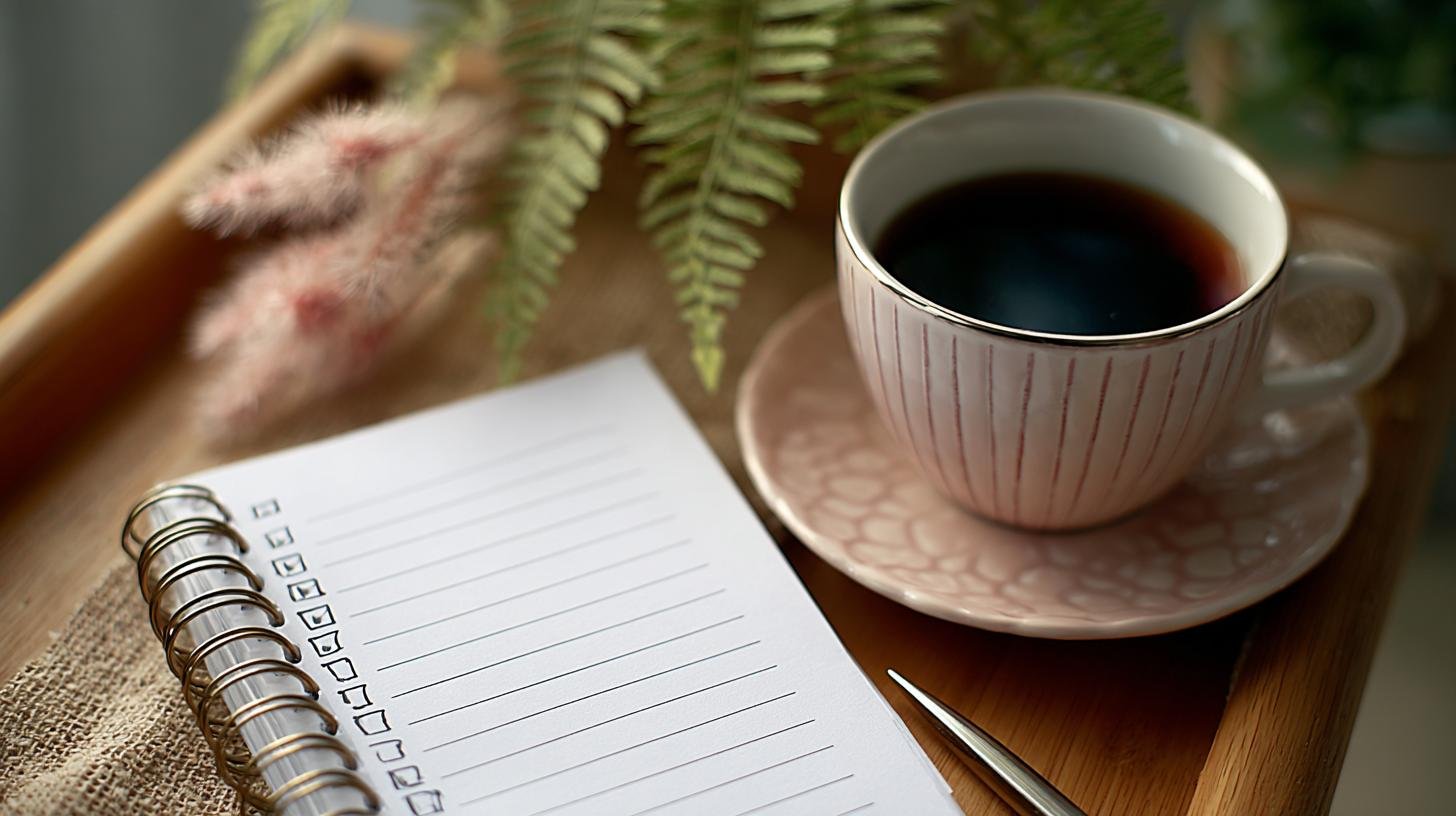 levných věcí, které okamžitě zlepší tvůj život. 3. Papírový plánovač nebo jednoduchý denní seznam