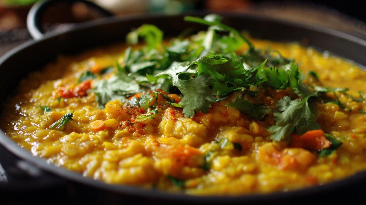 Zázračná kombinace: kurkuma, kokosové mléko a červená čočka v jednom hrnci. Rychlý recept v jednom hrnci Zázračná kombinace: kurkuma, kokosové mléko a červená čočka v jednom hrnci. Rychlý recept v jednom hrnci