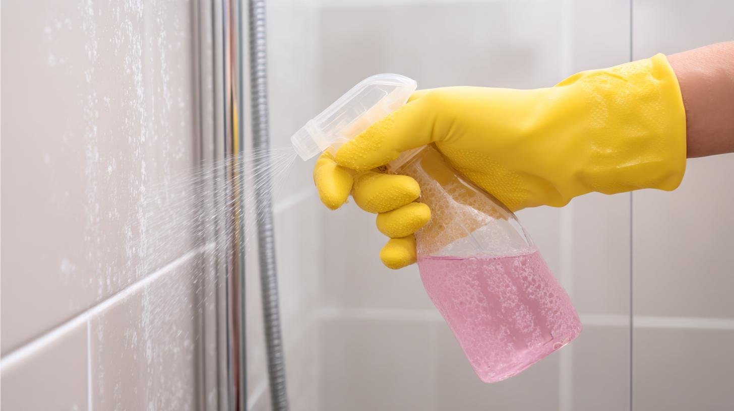 Vodní kámen ve sprchovém koutu? Ocet a kartáč to zvládnou za 10 minut 1 Vodní kámen ve sprchovém koutu? Ocet a kartáč to zvládnou za 10 minut