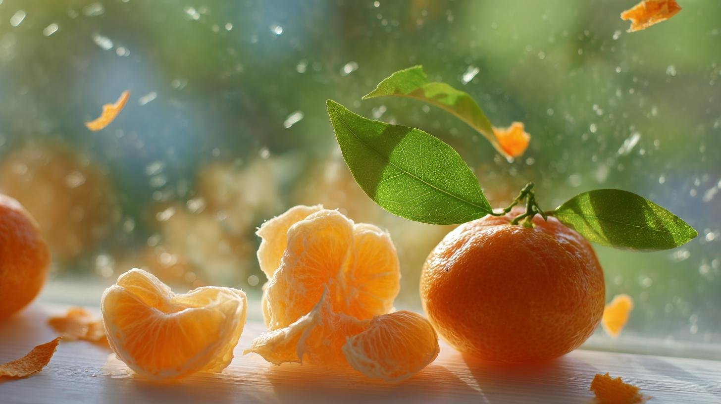 Proč dát mandarinkové slupky na dveře a okna