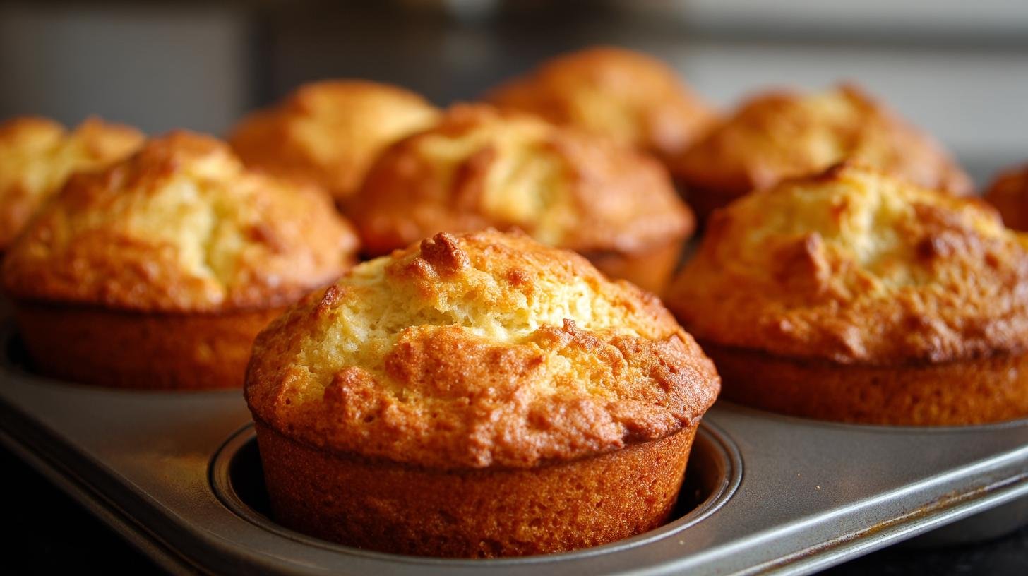 Rychlé muffiny s moukou a máslem, které konečně drží. Recept krok za krokem