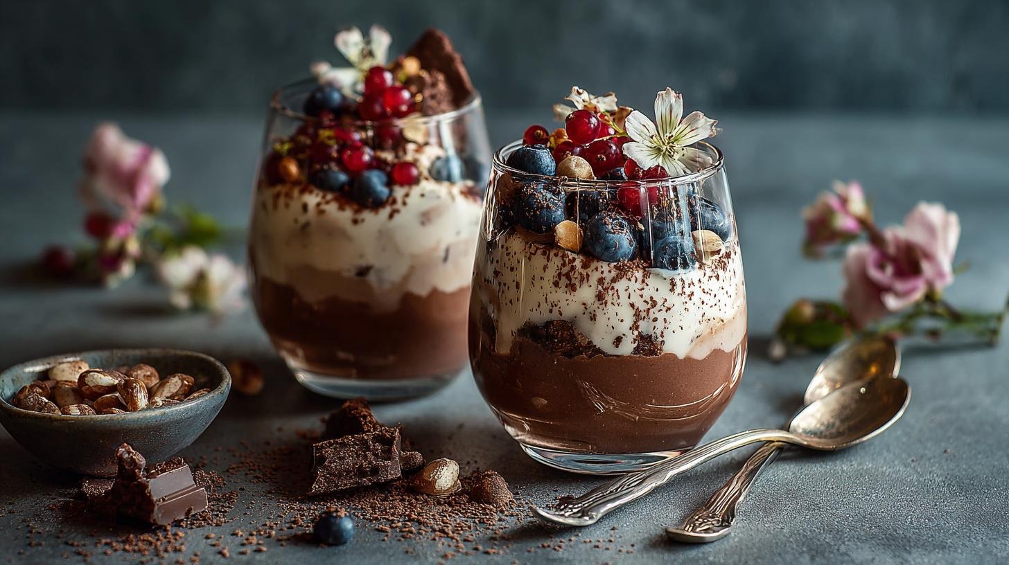 Smetanové poháry s kakaem a tvarohem hotové za chvíli 1 Smetanové poháry s kakaem a tvarohem hotové za chvíli