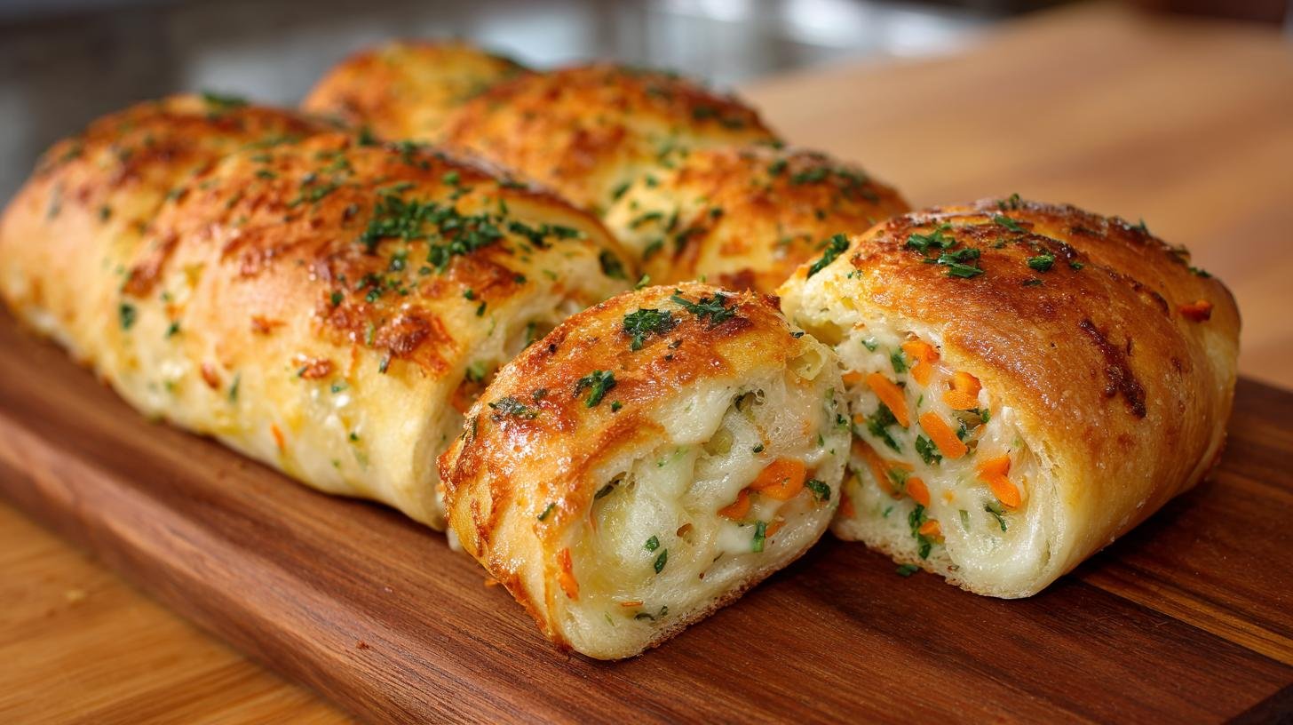 Sýrové rolky s pažitkou a mrkví za pár minut. Co budete potřebovat Sýrové rolky s pažitkou a mrkví za pár minut. Co budete potřebovat