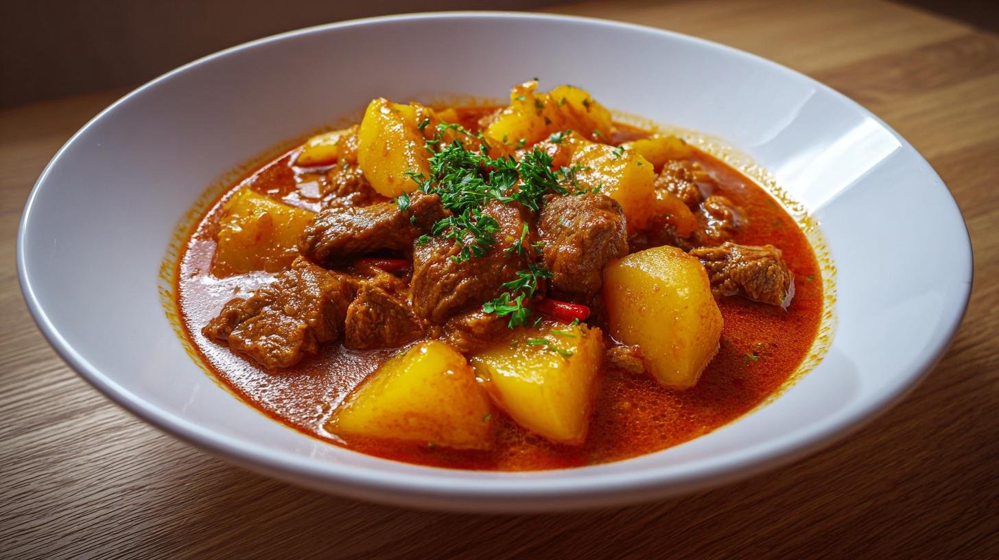 Guláš s bramborami a cibulí správně hustý pokaždé. Krok za krokem: jak dosáhnout té správné hustoty Guláš s bramborami a cibulí správně hustý pokaždé. Krok za krokem: jak dosáhnout té správné hustoty