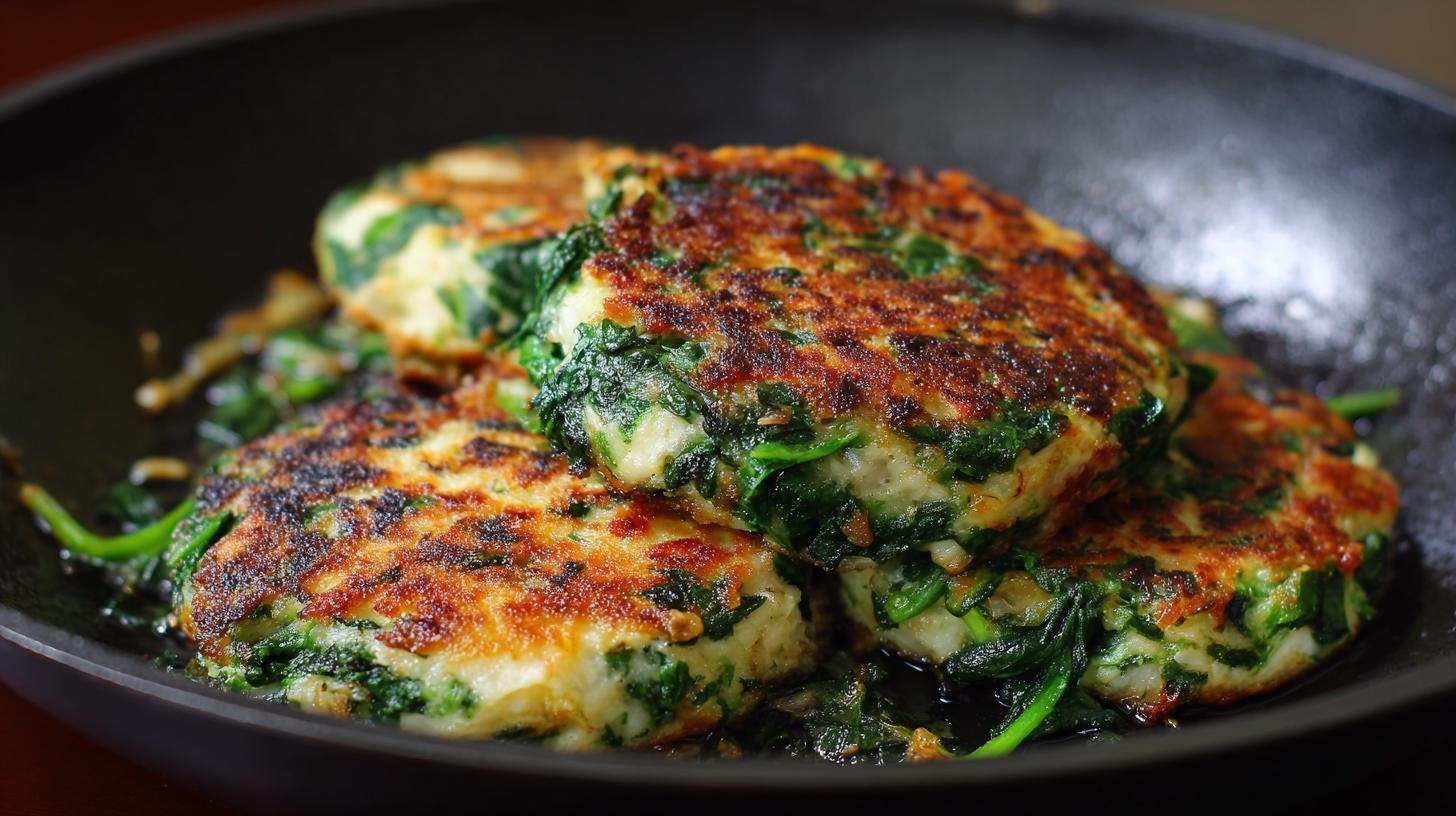 Levné rýžové placičky se špenátem bez dlouhého vaření 1 Levné rýžové placičky se špenátem bez dlouhého vaření