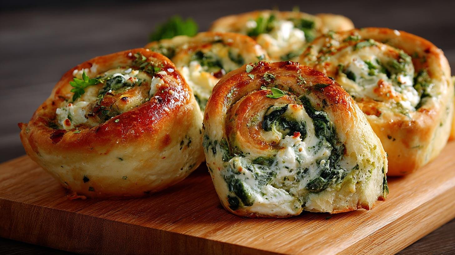 Rychlé rolky se špenátem a tvarohem bez složité přípravy. Postup za pár minut Rychlé rolky se špenátem a tvarohem bez složité přípravy. Postup za pár minut