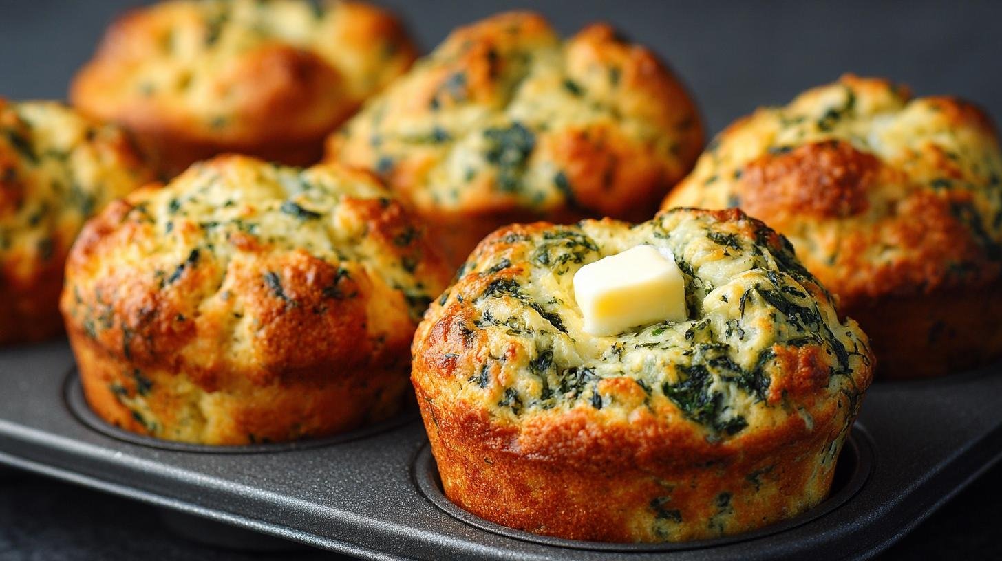 Špenátové muffiny s máslem a moukou bez jediné chyby. Postup, který nezklame Špenátové muffiny s máslem a moukou bez jediné chyby. Postup, který nezklame