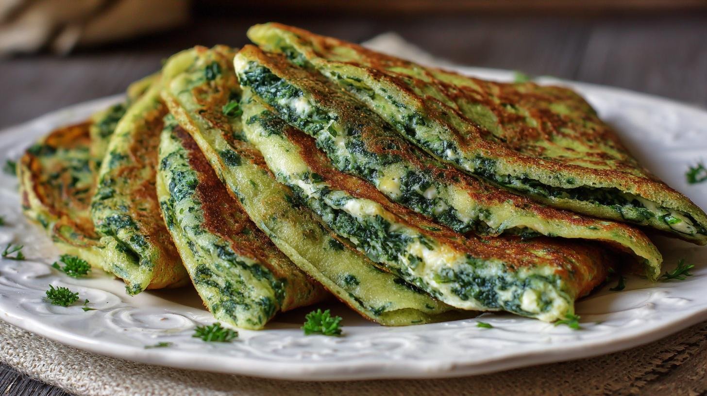 Špenátové placky s moukou a kefírem jako lehký předkrm. Malé triky, které zlepší výsledek