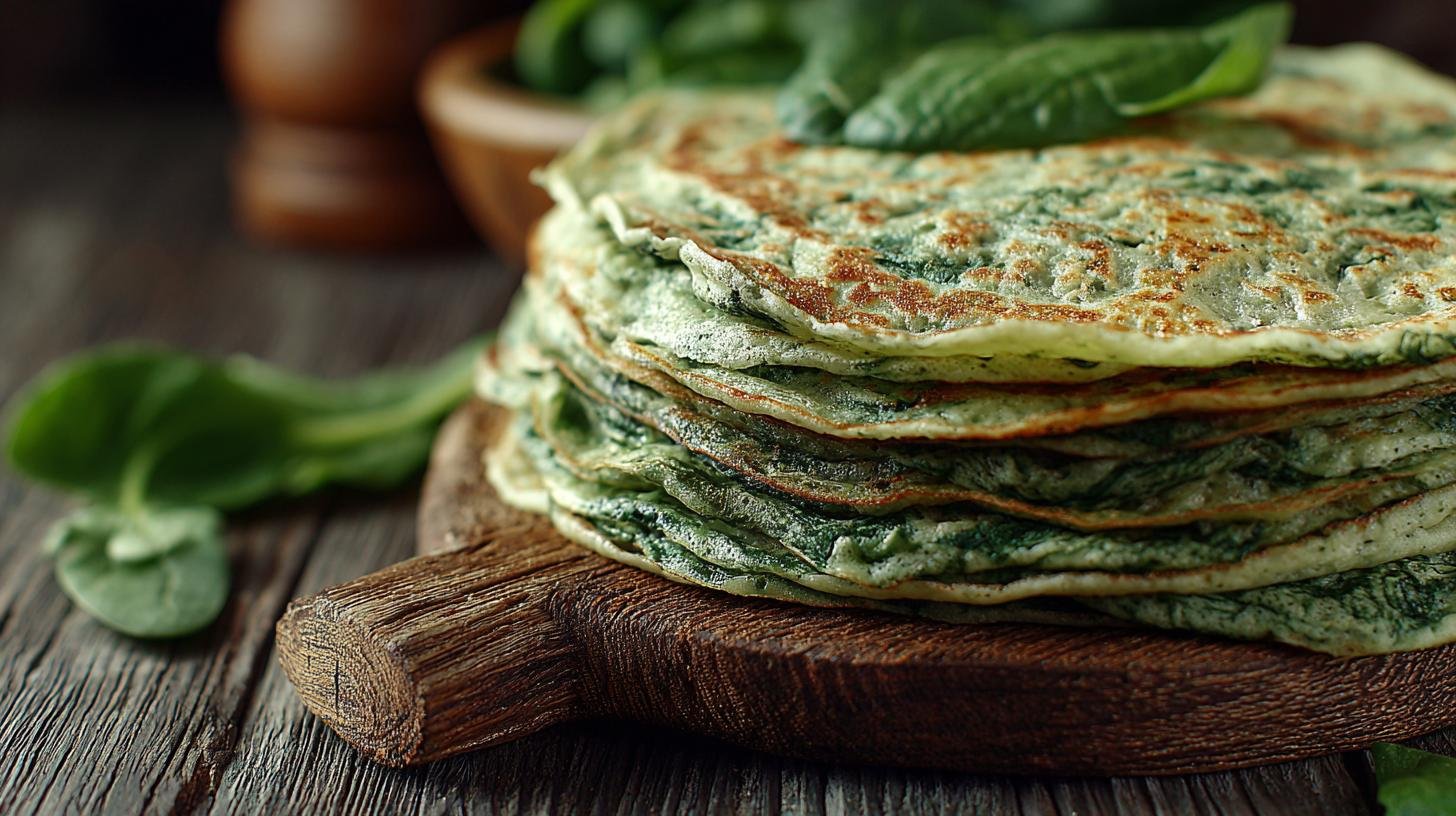 Špenátové placky s moukou a kefírem jako lehký předkrm. Proč to funguje