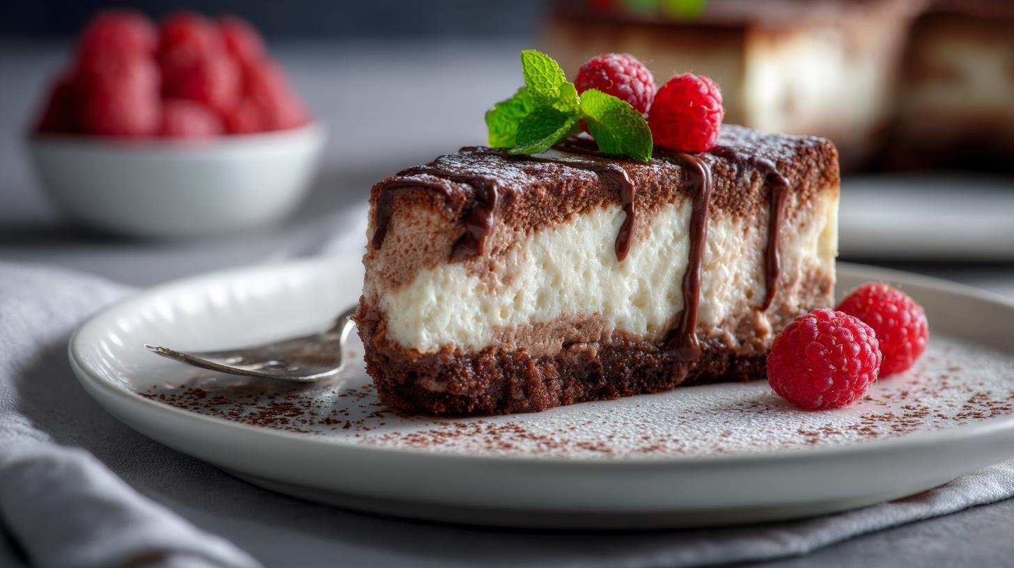 Rychlý tvarohový dort s kakaem a jistým výsledkem