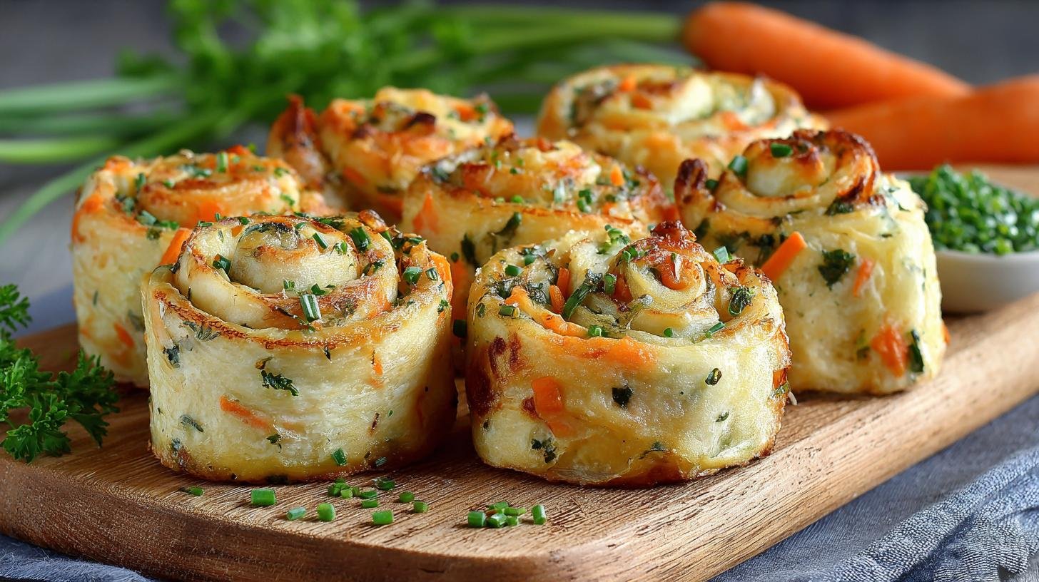 Sýrové rolky s pažitkou a mrkví za pár minut. Tipy, variace a skladování Sýrové rolky s pažitkou a mrkví za pár minut. Tipy, variace a skladování