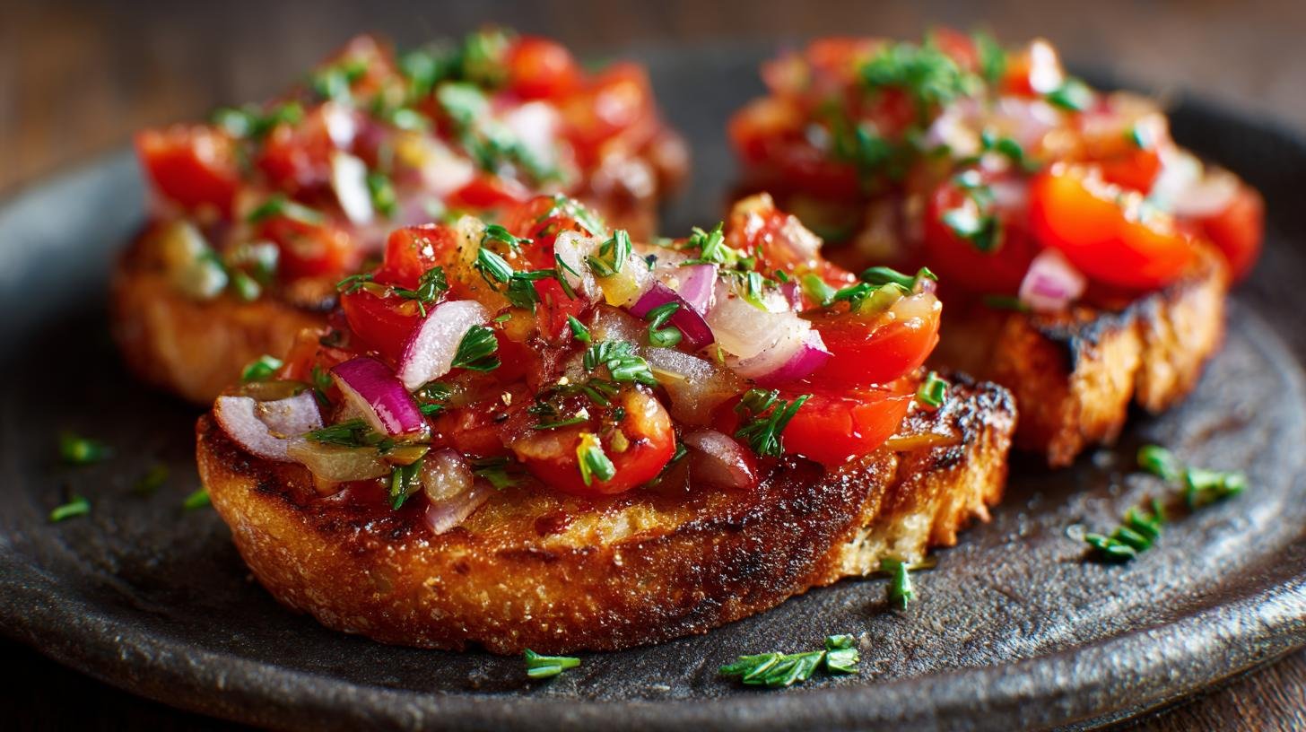 Křupavé topinky s rajčaty a cibulkou pro jednoduchý start. Proč to funguje Křupavé topinky s rajčaty a cibulkou pro jednoduchý start. Proč to funguje