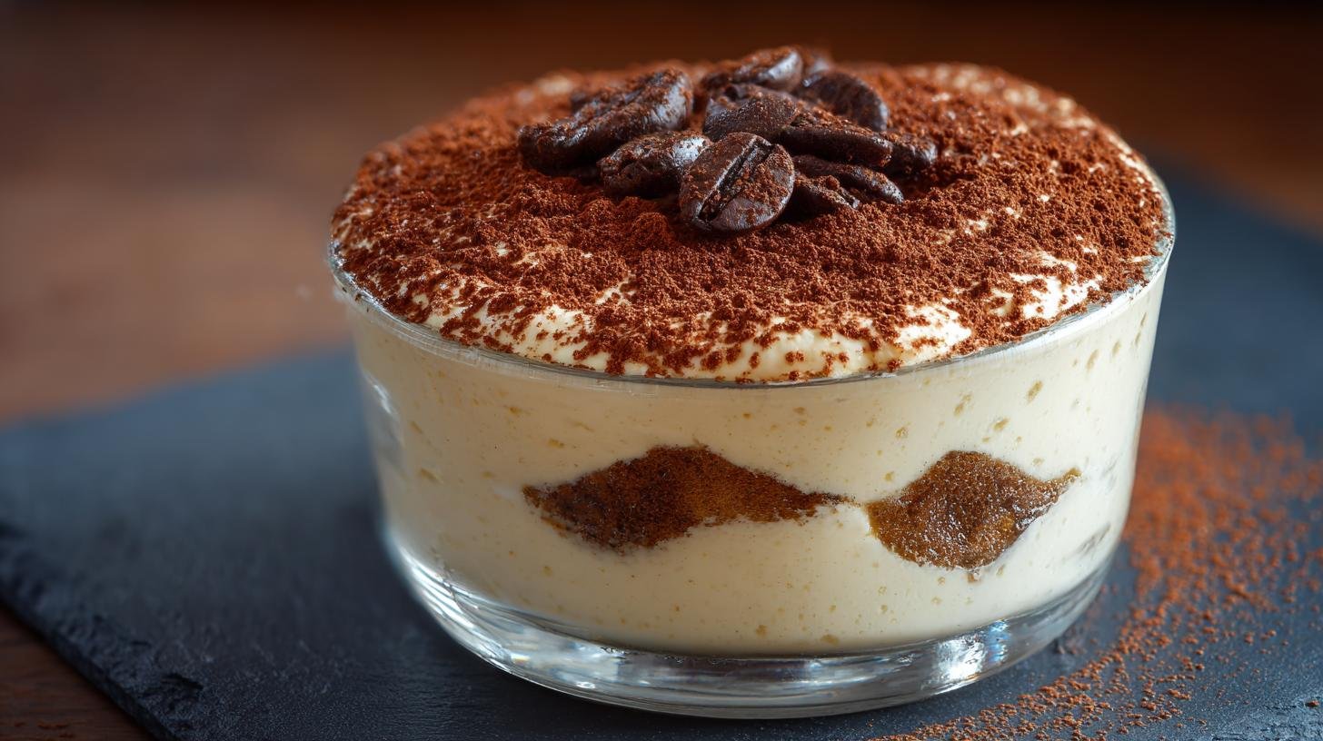 Lehký tiramisu krém s kávou a kakaem za pár kroků