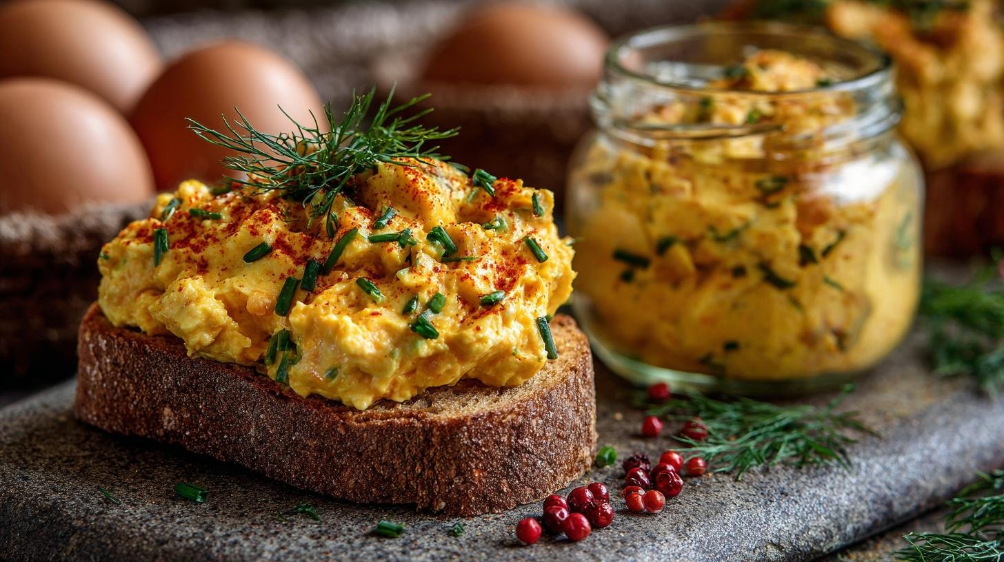 Pikantní vajíčková pomazánka s hořčicí a cibulí. Tajemný trik, který to změní Pikantní vajíčková pomazánka s hořčicí a cibulí. Tajemný trik, který to změní