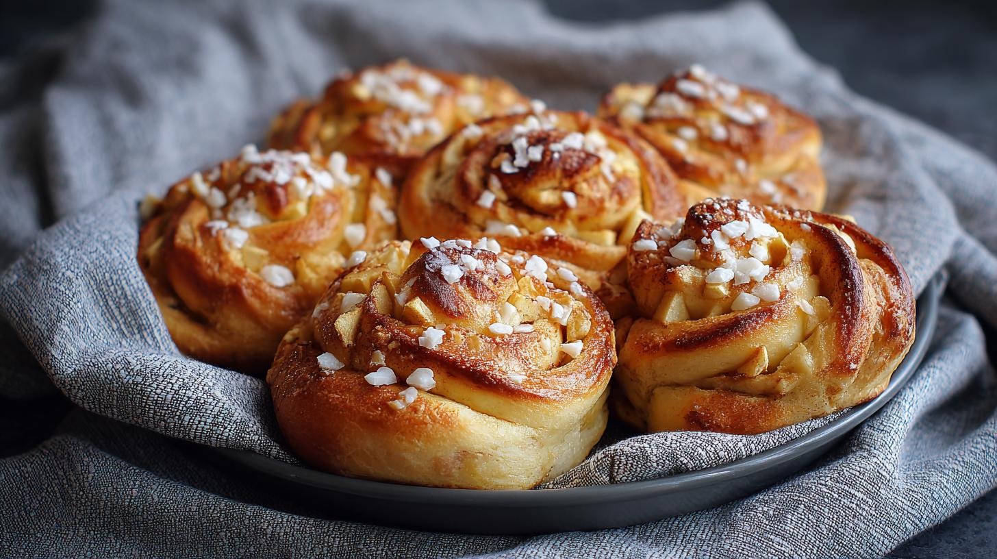 Jemné buchty s tvarohem a jablky bez složité práce. Co potřebujete