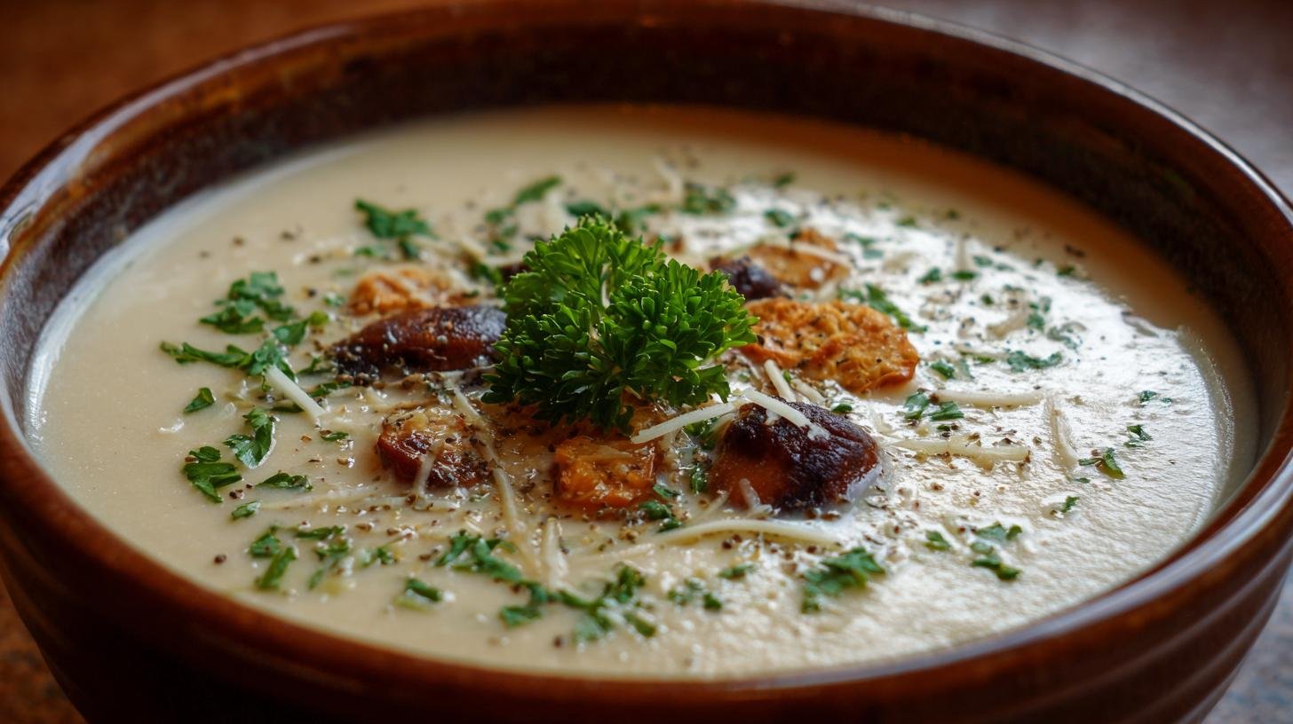 Bramborová polévka se smetanou a malým trikem navíc. Ingredience a rychlé shrnutí Bramborová polévka se smetanou a malým trikem navíc. Ingredience a rychlé shrnutí