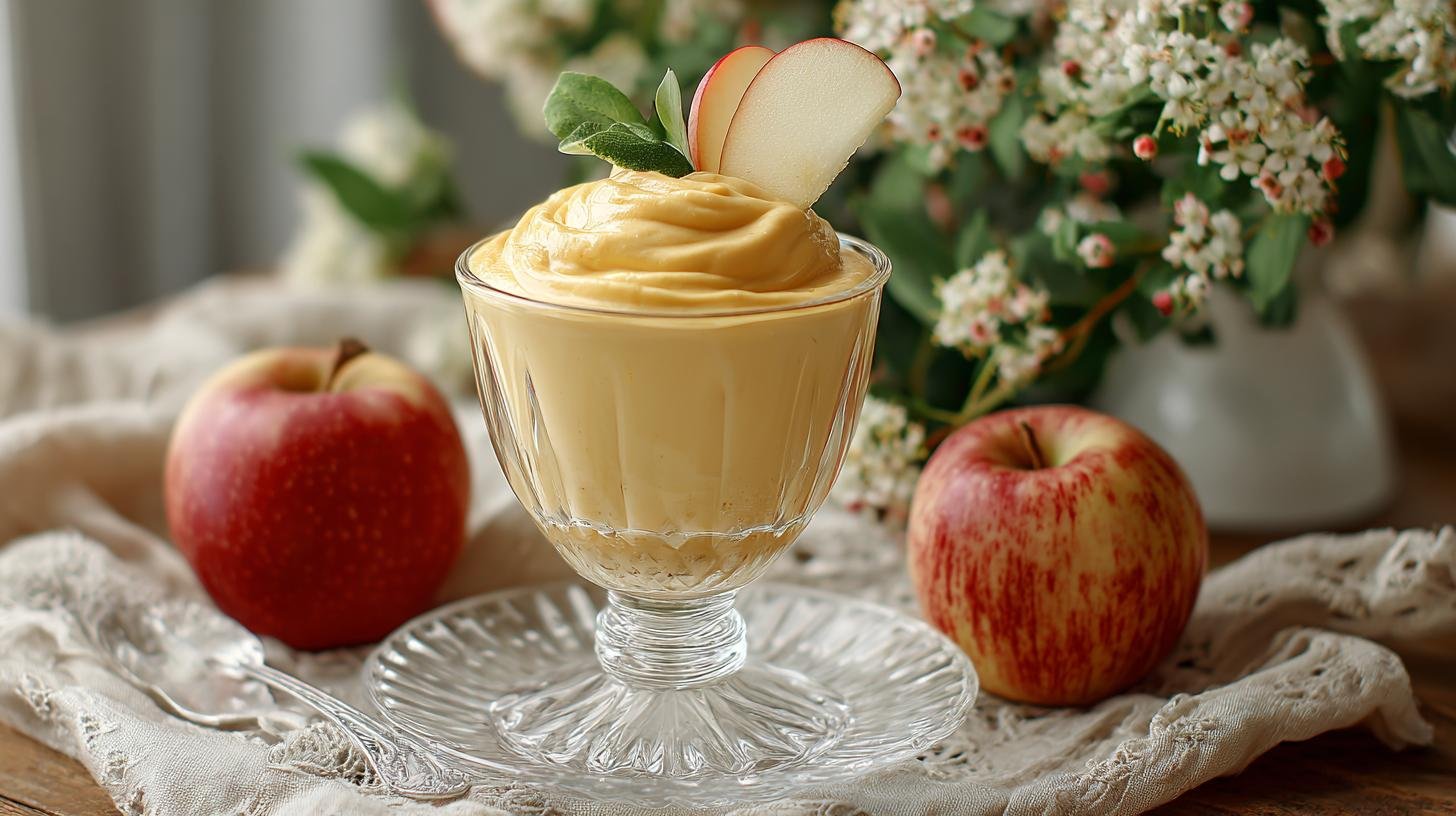 Rychlý pohár ze smetany a jablek doma. Tipy: tajemství chuti a úspory