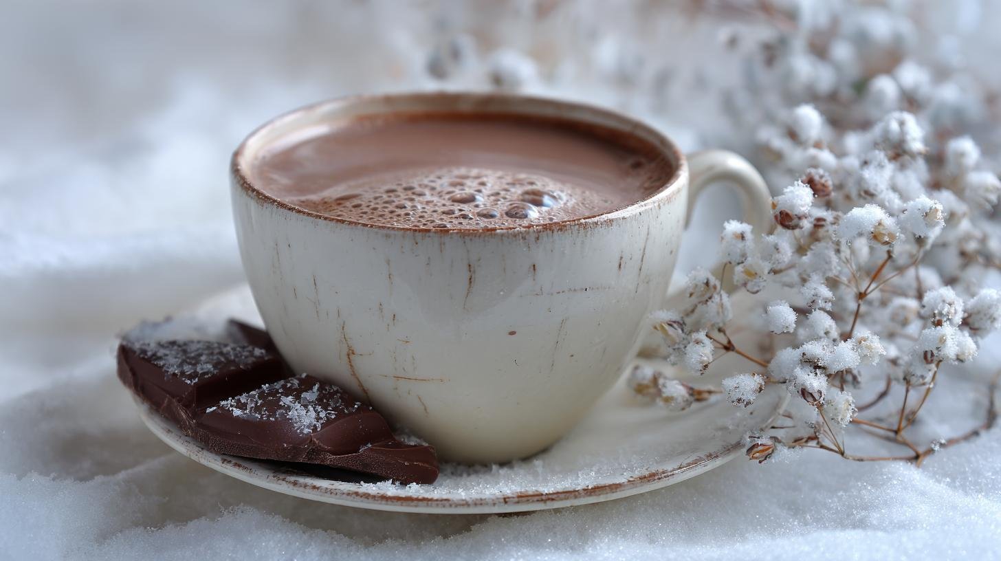 Rychlý zimní pohár z mléko a čokoláda. Proč tahle verze funguje