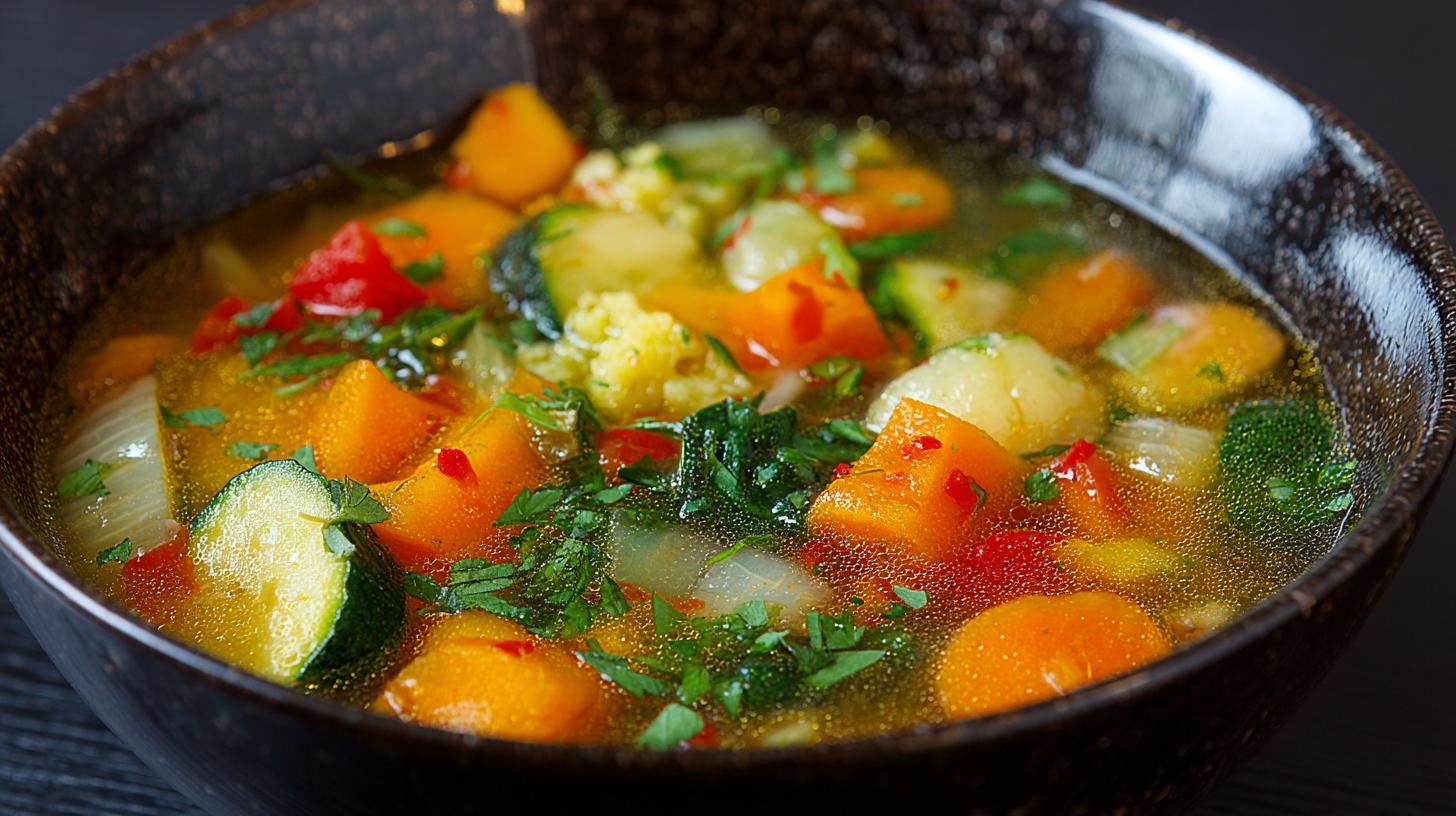 Rychlá zeleninová polévka šetří čas po práci. Jednoduchý recept za 20–25 minut