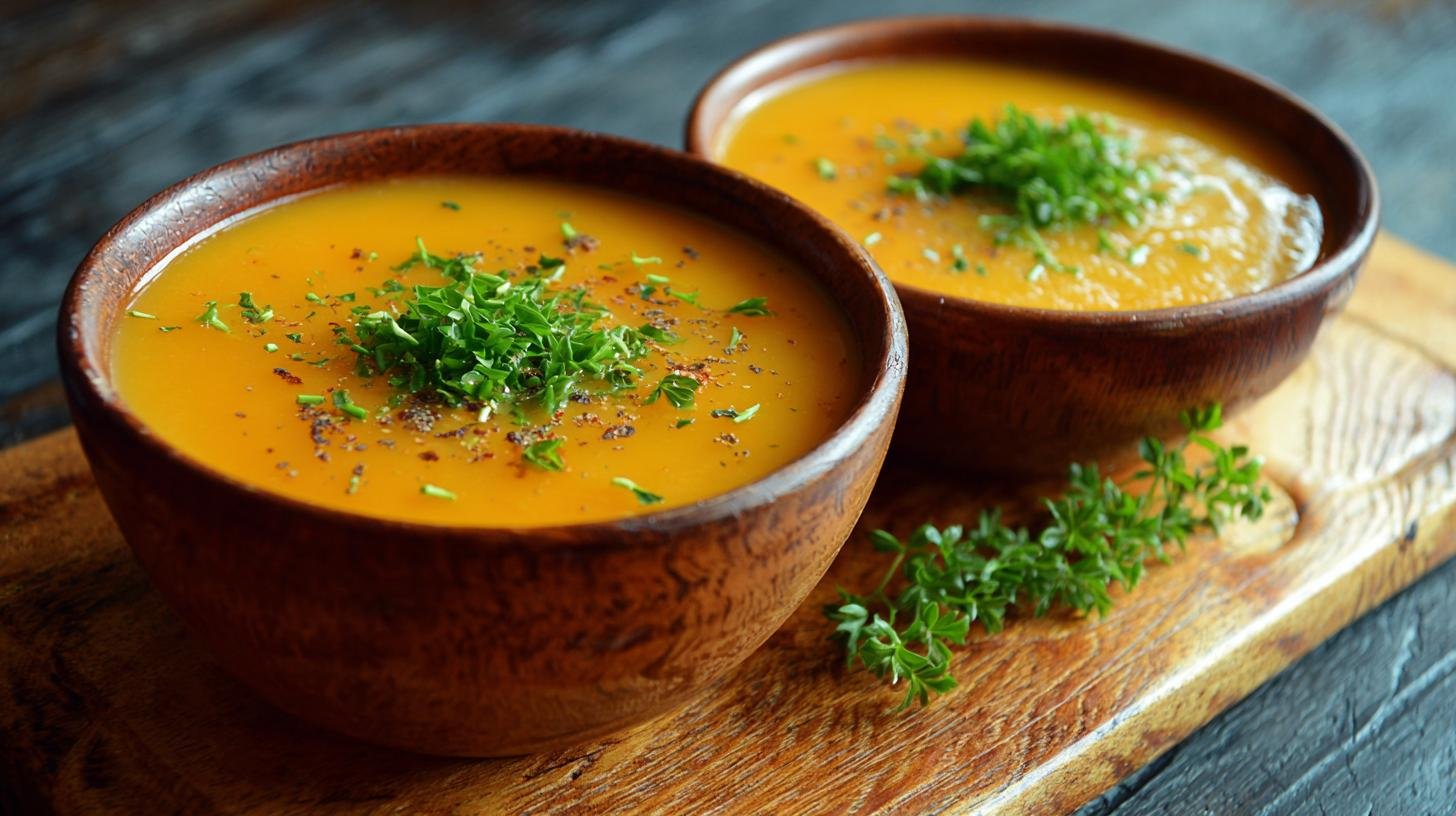 Rychlá polévka z mrkve a brambor. Ingredience a rychlý postup