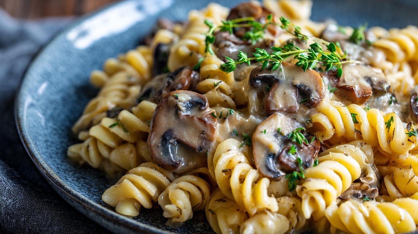 Smetanové těstoviny s houbami hotové za 15 minut bez stresu. Tipy, které šetří čas a dělají rozdíl
