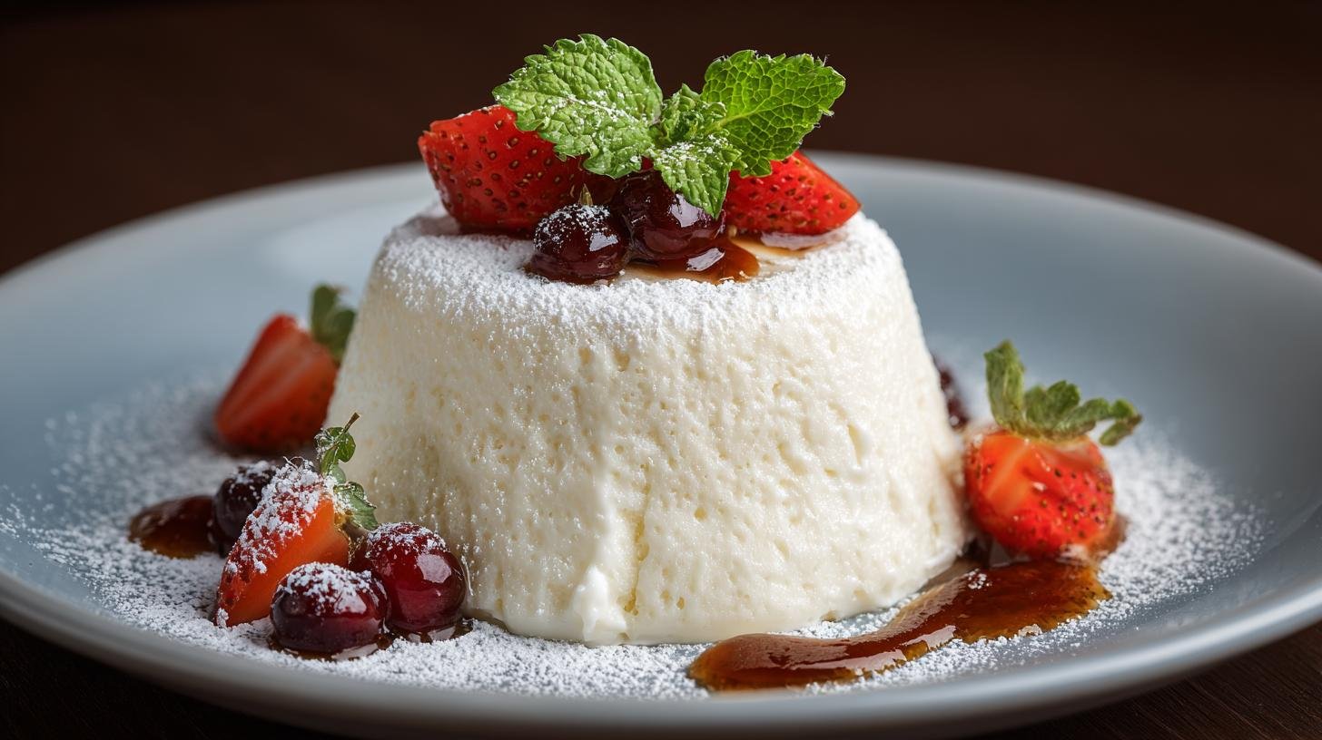 Jemný pudink s tvarohem drží konzistenci díky správnému poměru. Ideální poměr surovin