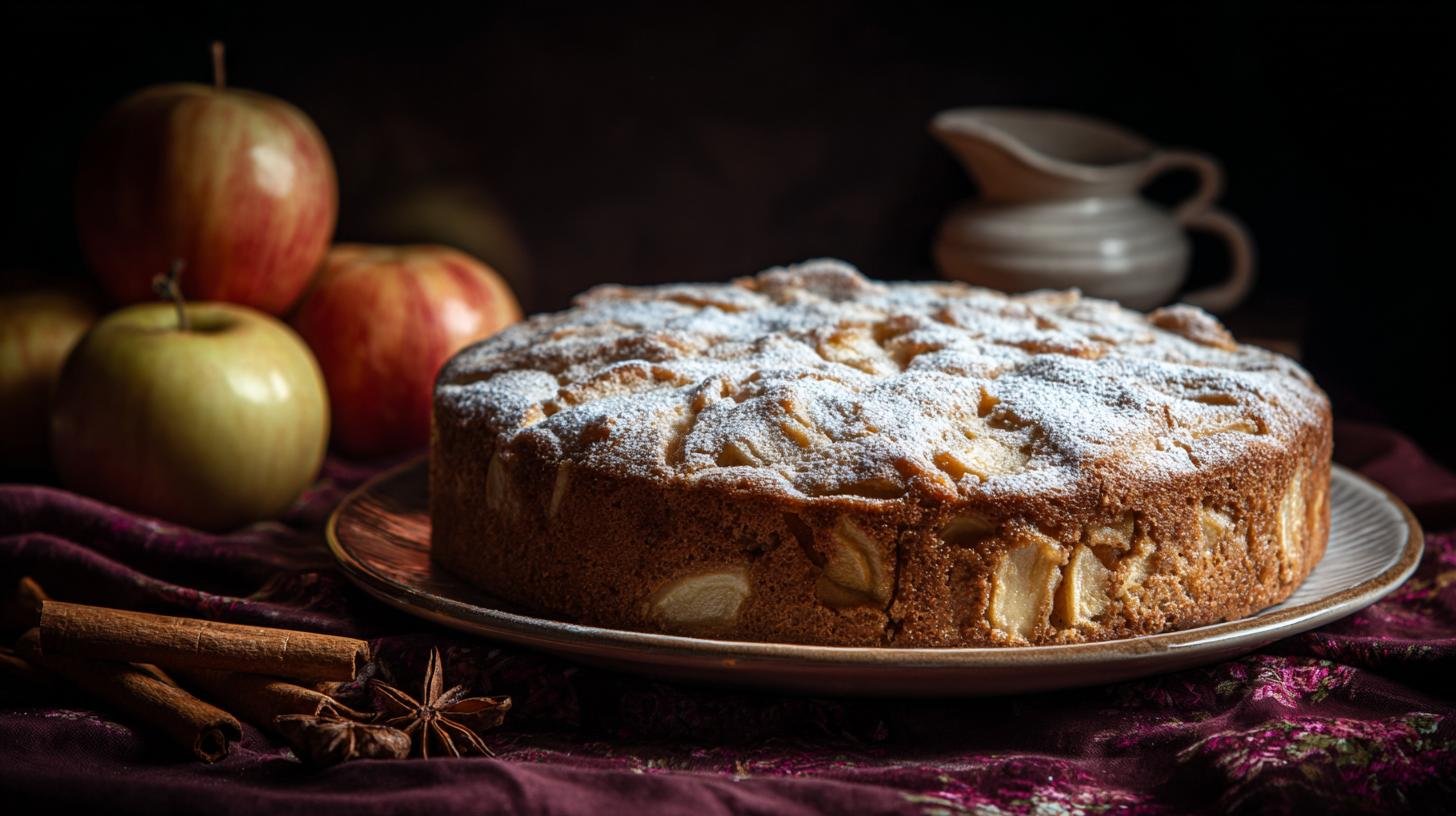 Koláč z jablek a skořice konečně drží