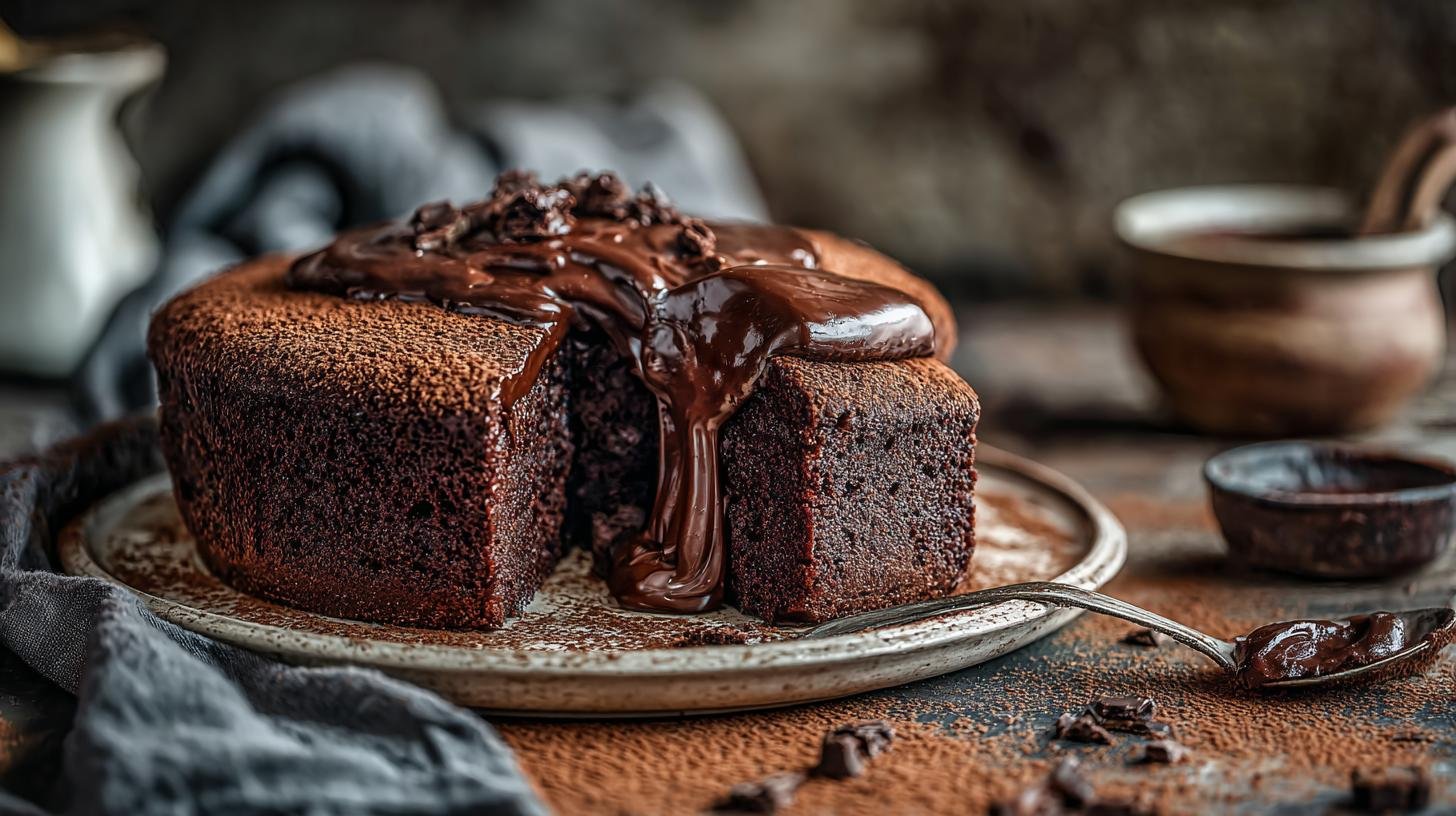 Jednoduchý dort z čokolády zvládne každý doma