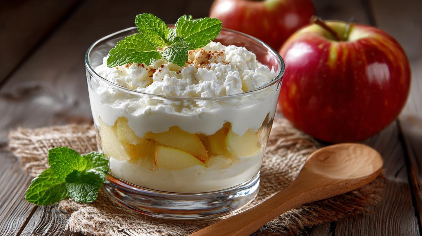 Dezert z jablek a tvarohu s pohodou. Proč ho budete milovat