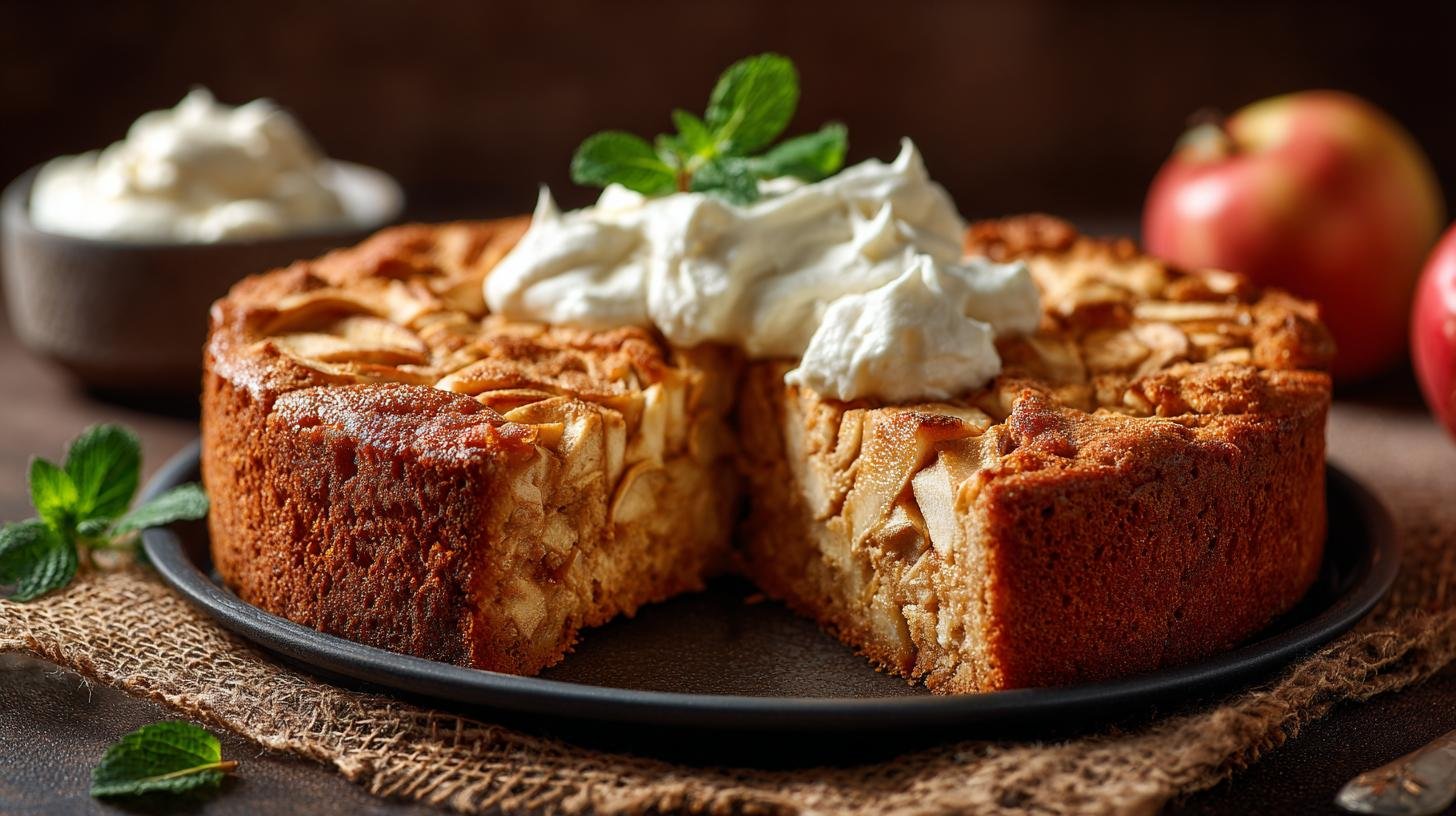 Jablečný dort se smetanou získá lepší chuť díky správnému způsobu