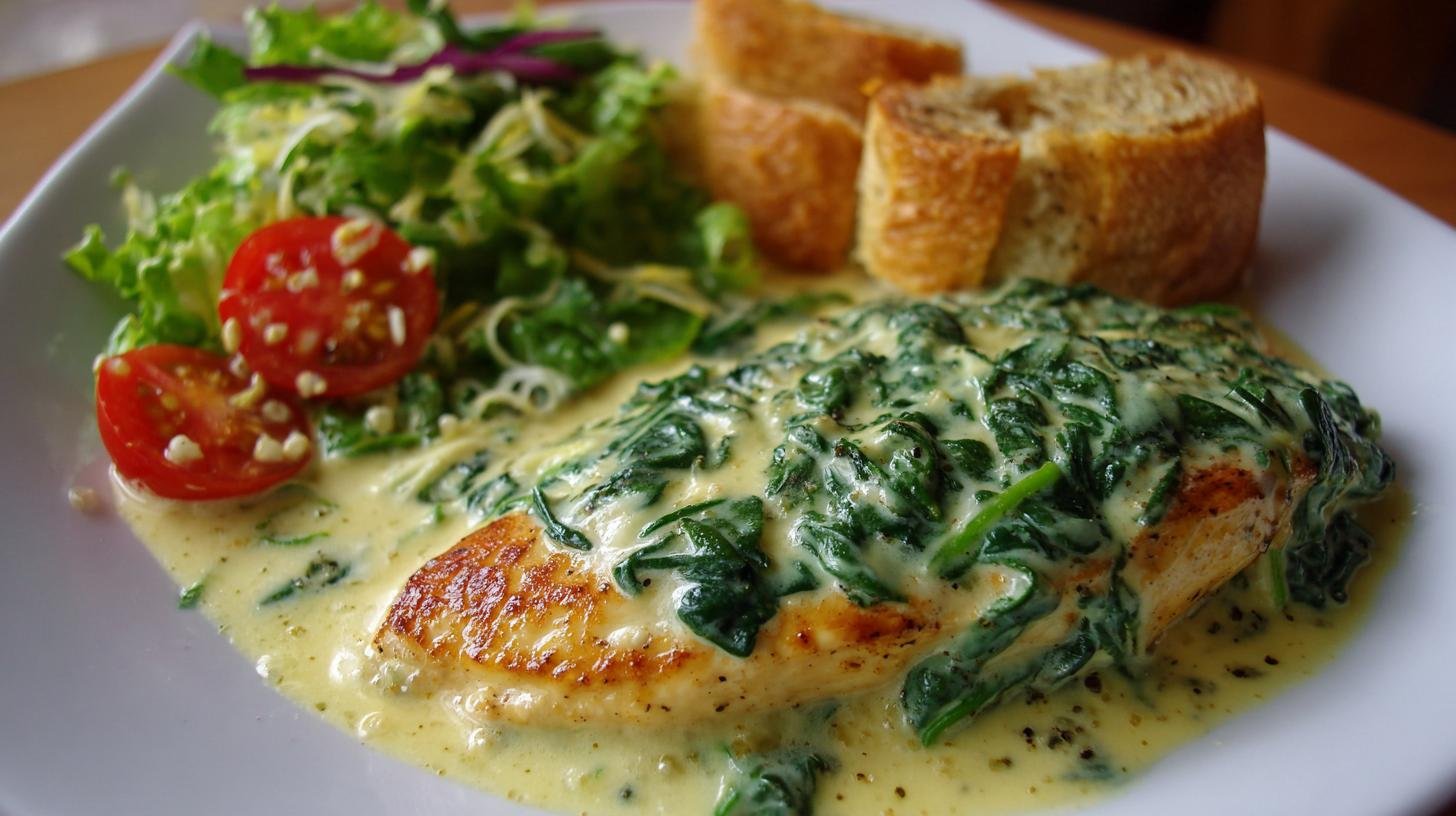 Krémová omáčka se smetanou a špenátem jako lehčí klasika. Podávání, úspora a tajné triky