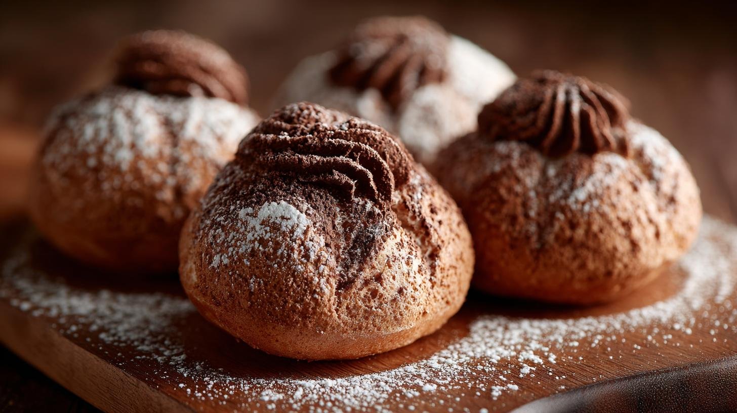 Tvarohové koláčky s kakaem díky správnému způsobu konečně drží tvar