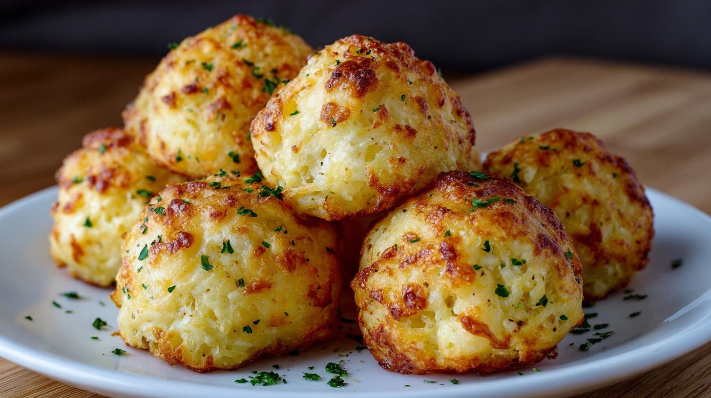 Pečené bramborové kuličky se sýrem jsou pevnější díky triku