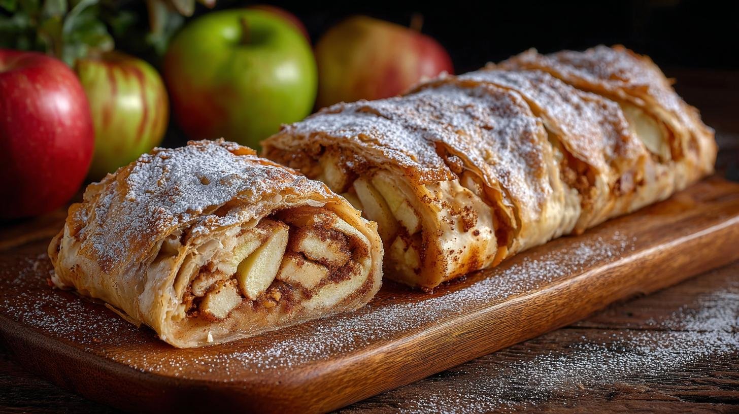 Jablečný štrůdl se skořicí: správný domácí recept