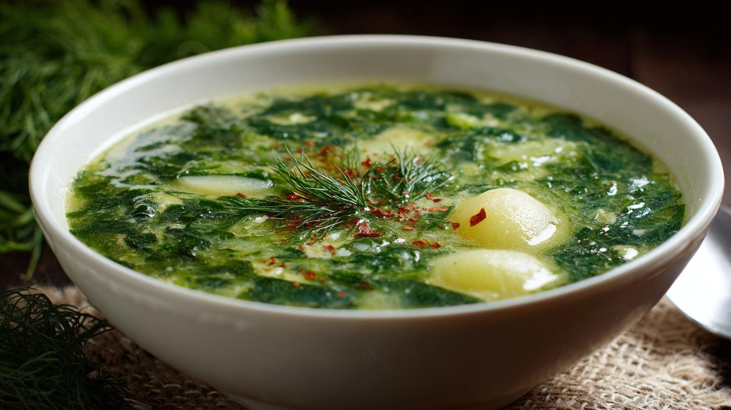 Špenátová polévka s bramborami bez jediné chyby. Co jí dělá dokonalou Špenátová polévka s bramborami bez jediné chyby. Co jí dělá dokonalou