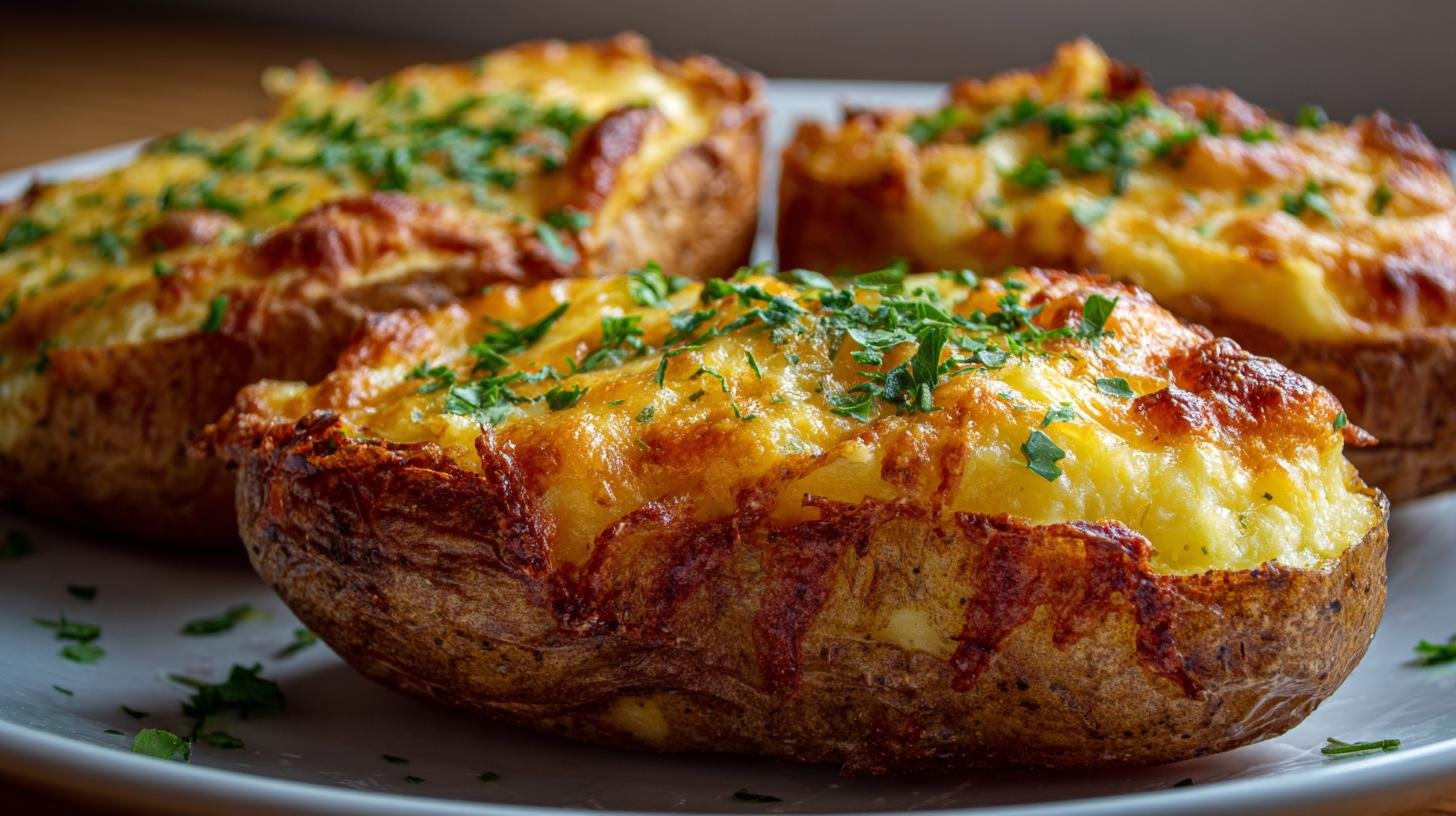 Zapečené brambory se sýrem drží pohromadě. Praktický návod krok za krokem