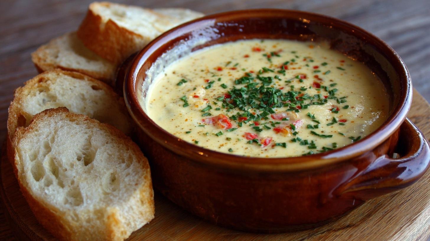 Rychlá smetanová polévka se sýrem jako teplá večeře. Proč ji zkusit právě dnes