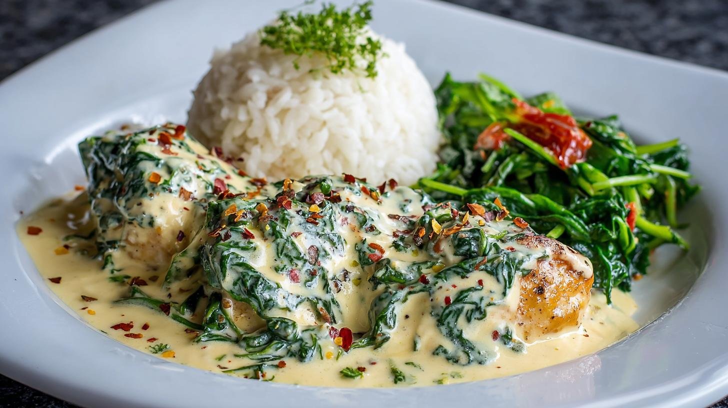 Krémová omáčka se smetanou a špenátem jako lehčí klasika 1 Krémová omáčka se smetanou a špenátem jako lehčí klasika