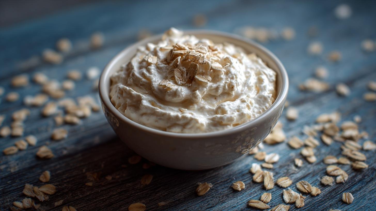 Tvarohový krém s ovesnými vločkami hotový bez jediné chyby