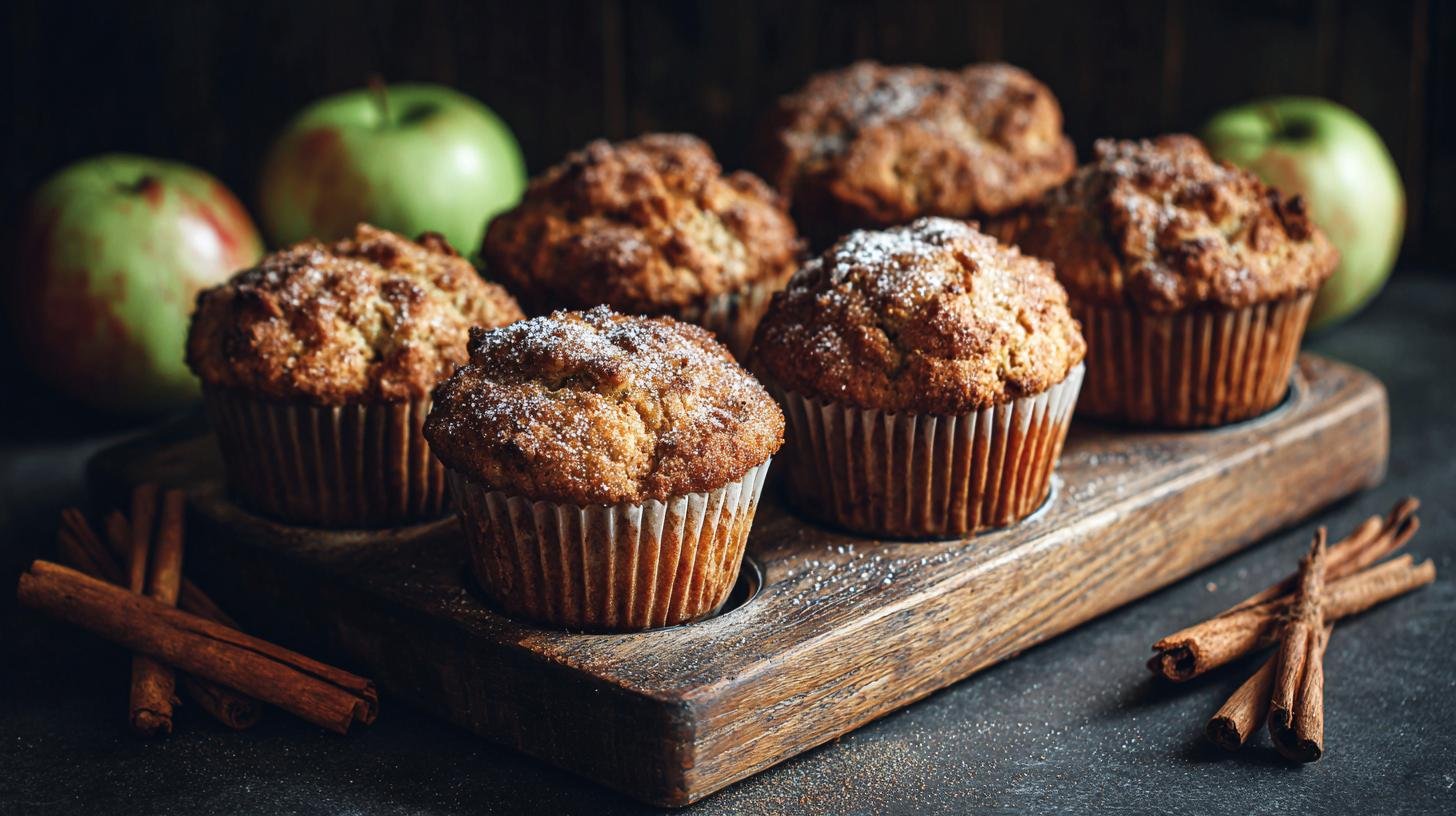 Jablečné muffiny se skořicí bez zbytečného cukru