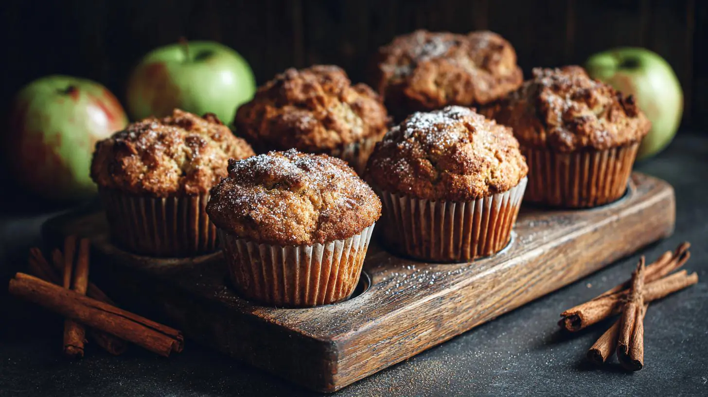 Jablečné muffiny se skořicí bez zbytečného cukru