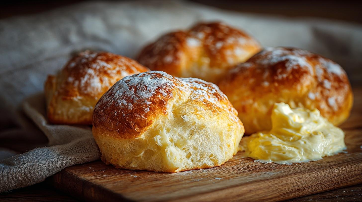 Měkké tvarohové buchty s máslem vyjdou díky tajnému triku