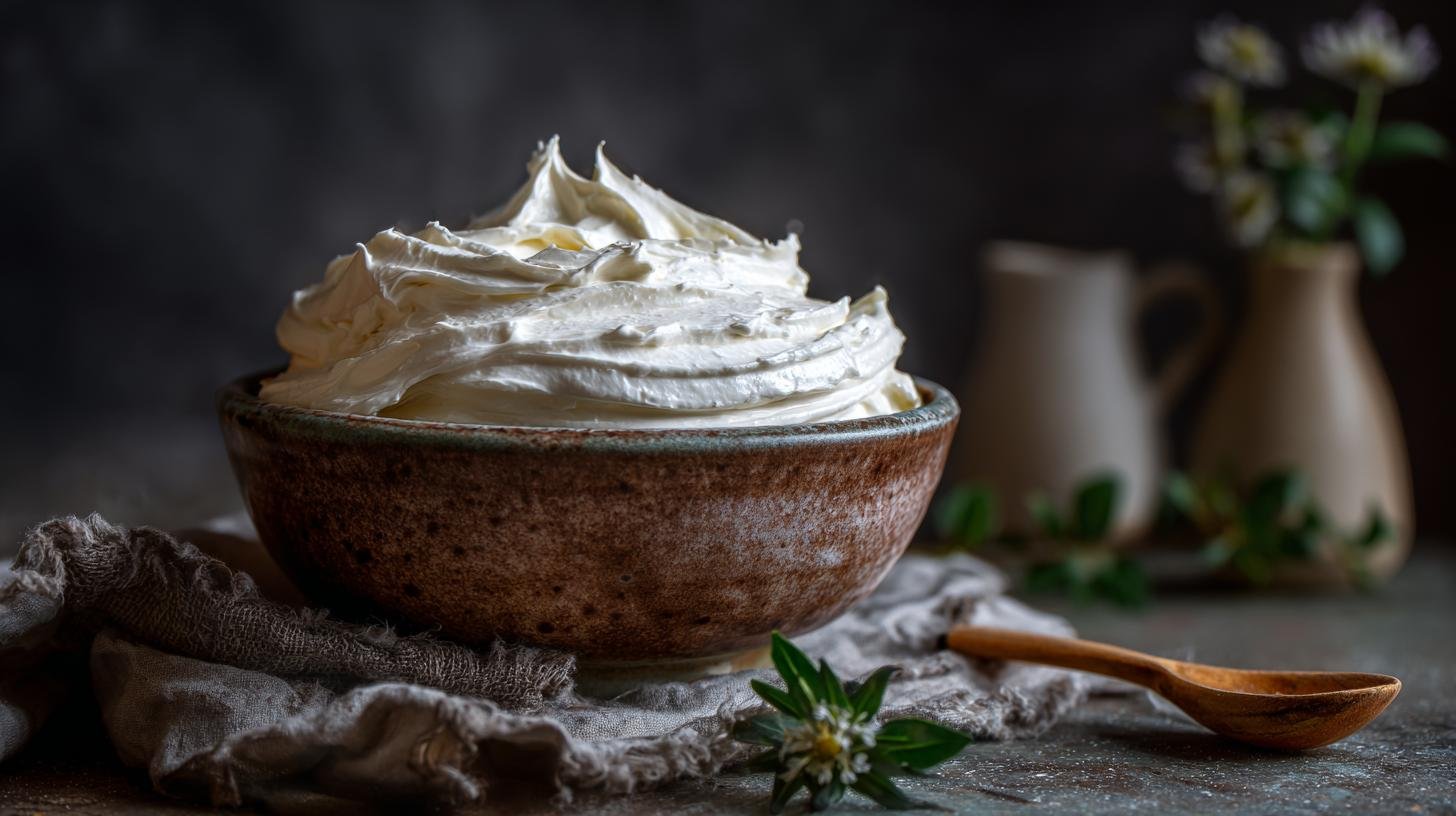 Jak připravit hustý krém z tvaroh v zimě