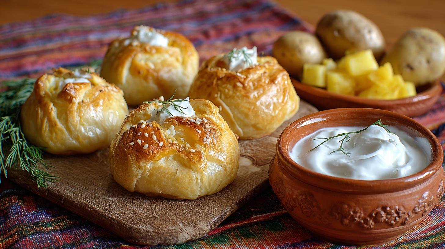 Slané koláčky s bramborami a tvarohem jako levná svačina 1 Slané koláčky s bramborami a tvarohem jako levná svačina