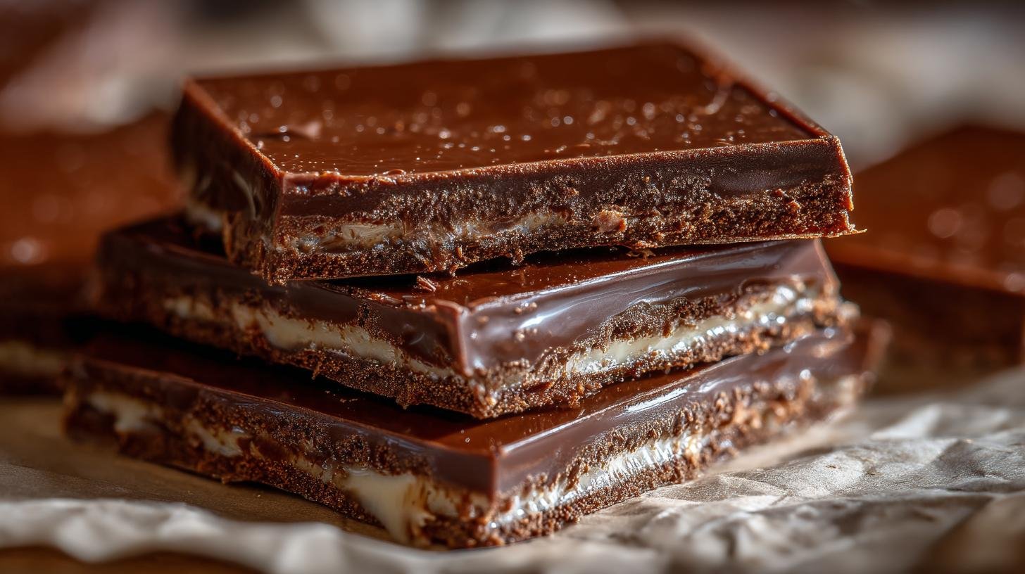 Čokoládové řezy s máslem drží pevně díky tajnému triku. Tajemný trik: emulgace a důkladné chlazení