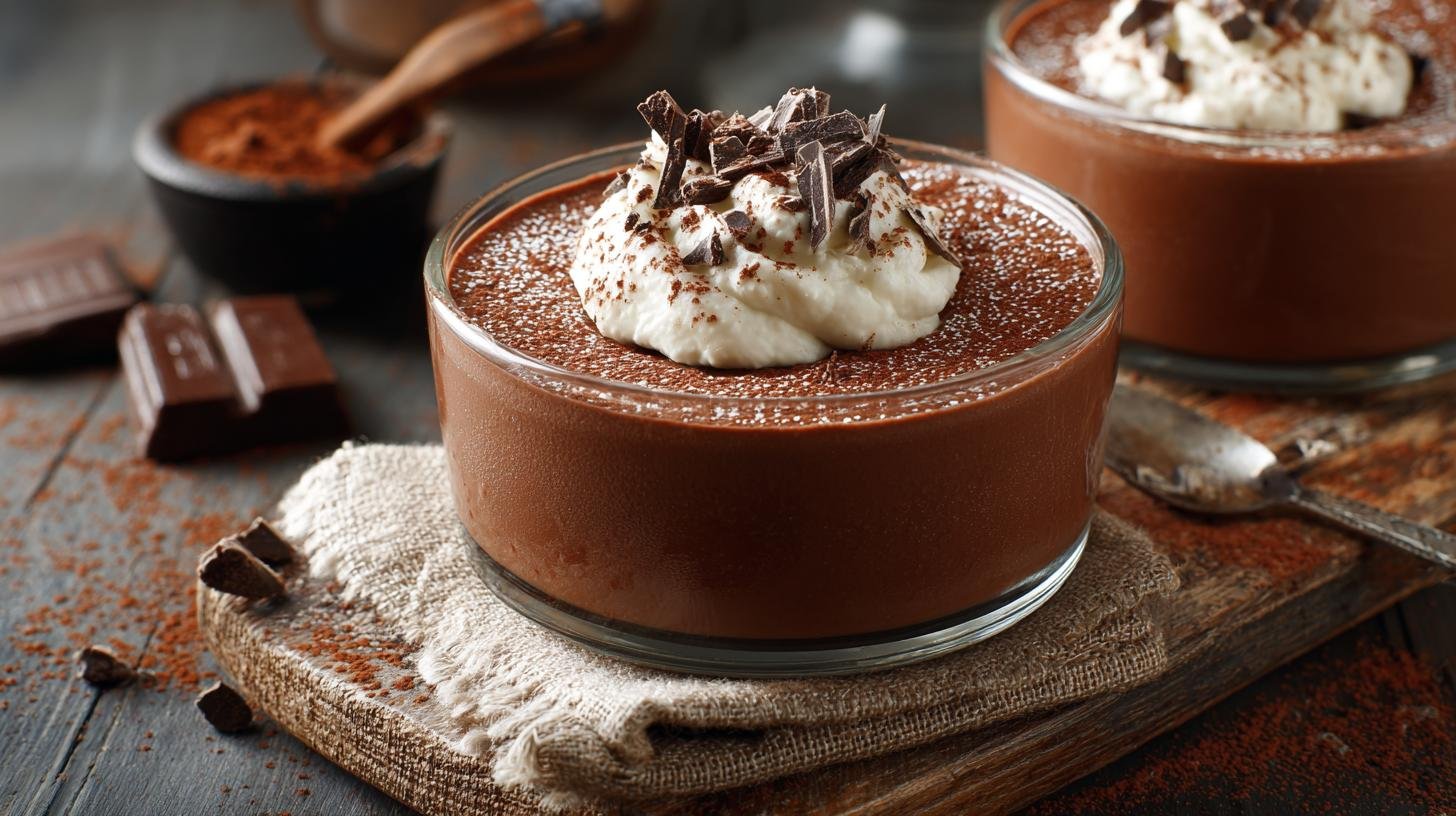 Krémový dezert z tvarohu a kakaa bez vaření. Variace, skladování a úspora