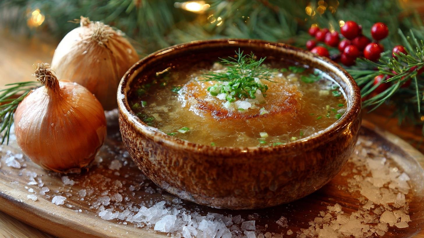 Zimní polévka z cibule s plnou chutí. Co dělá tuhle polévku výjimečnou