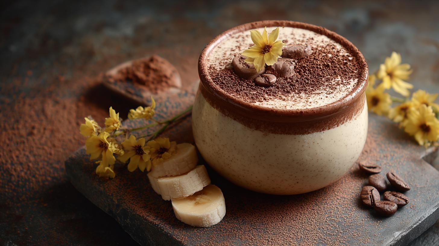 Krémový dezert z tvarohu a kakaa bez vaření